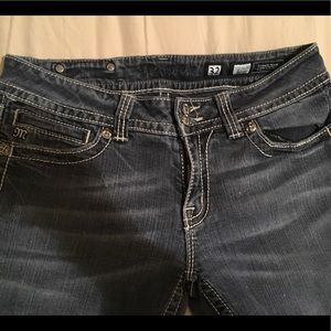 Grey Skinny Miss Me Jean